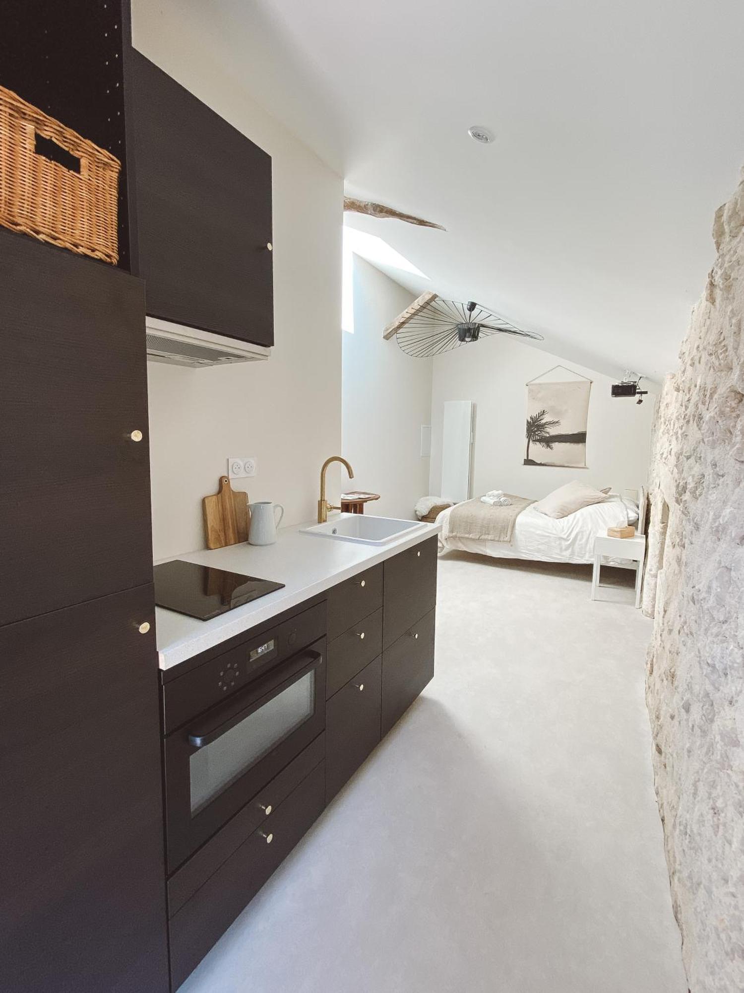 *NEW* La Parenthèse : joli studio avec terrasse Valeuil Esterno foto